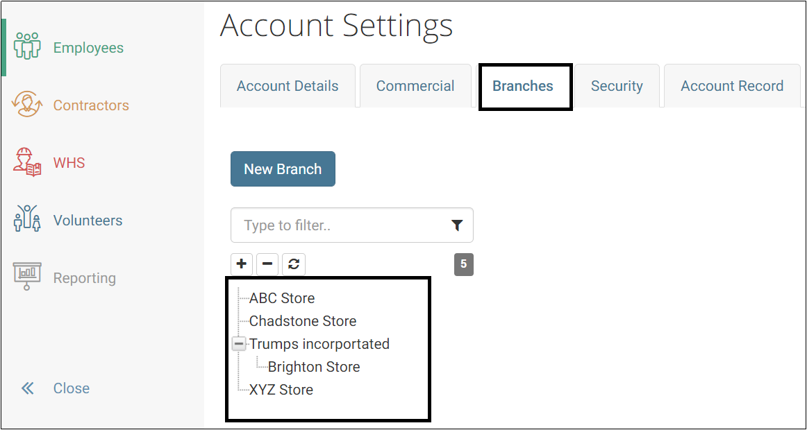 Account Settings