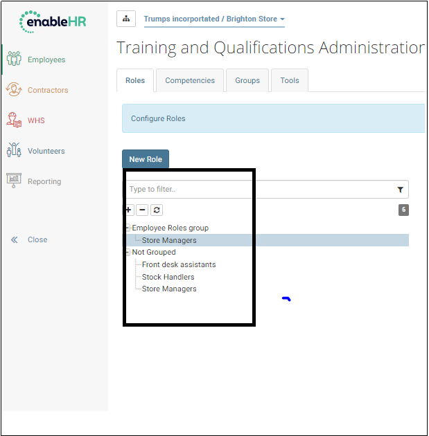 List Roles